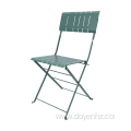 Outdoor Metal Folding Slatted Chair